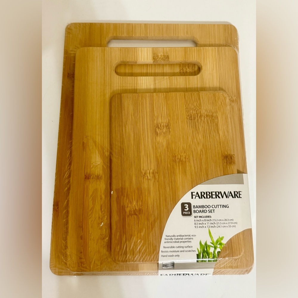 Farberware Bamboo Cutting Board Trio